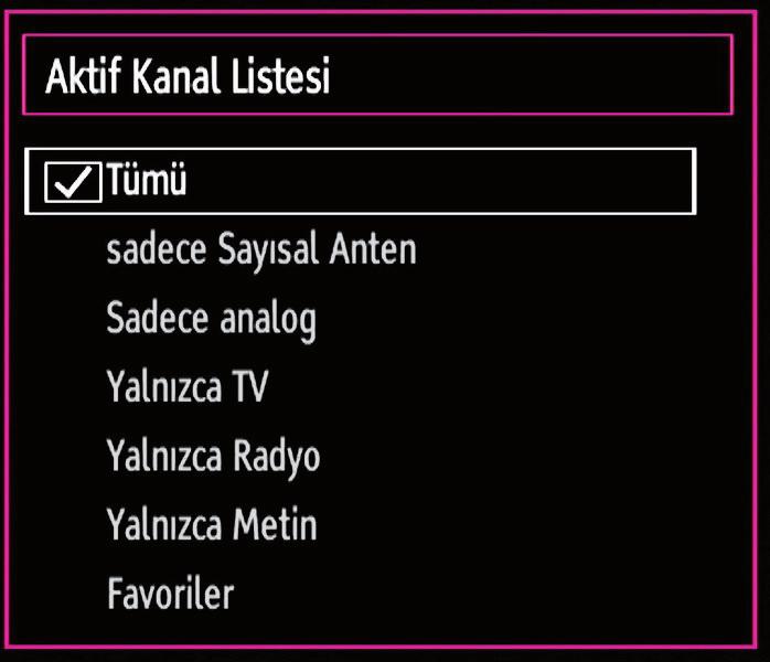 Kilitlemek istediğiniz kanalı seçip, Lock (Kilitle) seçeneğini seçiniz. Devam etmek için, OK tuşuna basınız. Ebeveyn kontrol PIN numarasını girmeniz istenecektir.