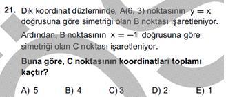 LYS 016 GEOMETRİ ÇÖZÜMLERİ Kare prizmadaki Şekil I de suyun yüksekliği cm dir. Prizma Şekil II konumuna geldiğinde suyun yüksekliği 4 cm olur.