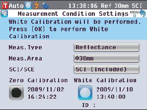 Kalibrasyon Sıfır Kalibrasyonu (0% Kalibrasyon) Prosedür 1. [CAL] tuşuna basın. <Measurement Condition Settings> ekranda görülür. 2.