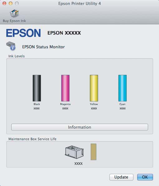 Yazdırma için Sorun Giderme Geçerli Durum: Mürekkep azaldıysa/tükendiyse veya bakım kutusu dolmak üzereyse/doluysa, How to (Nasıl) düğmesi EPSON Status Monitor 3 penceresinde görünür.