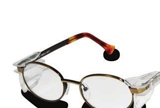 Göz korumasi > Numaralı gözlükler için Tíber EN 166 Ağırlık: 37 gr. Yan koruma Uçlar: Organik metal Metal: çok hafif ve güncel. Organik mazlemeden burun yastıkları.