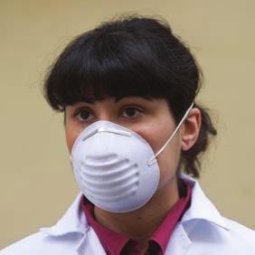 Solunum koruması > iltreli maskeler Klinik CE Ayarlanabilir burun klipsi Toksik olmayan parçacıklar için kullan at maske.