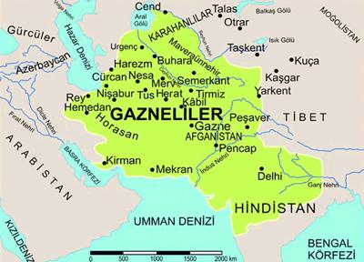 GAZNELİLER (963-1187) GAZNELİLER Alp Tigin tarafından, GAZNE şehrinde kuruldu.