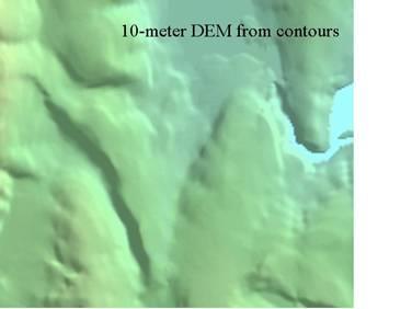 Sayısallaştırılmış 10 m SAM LiDAR tabanlı 4 m SAM Şekil 1. Ormanlık bir alanda eş yükselti eğrilerinden sayısallaştırılmış ve LiDAR tabanlı geliştirilmiş SAM (Andersen, 1999). 2.