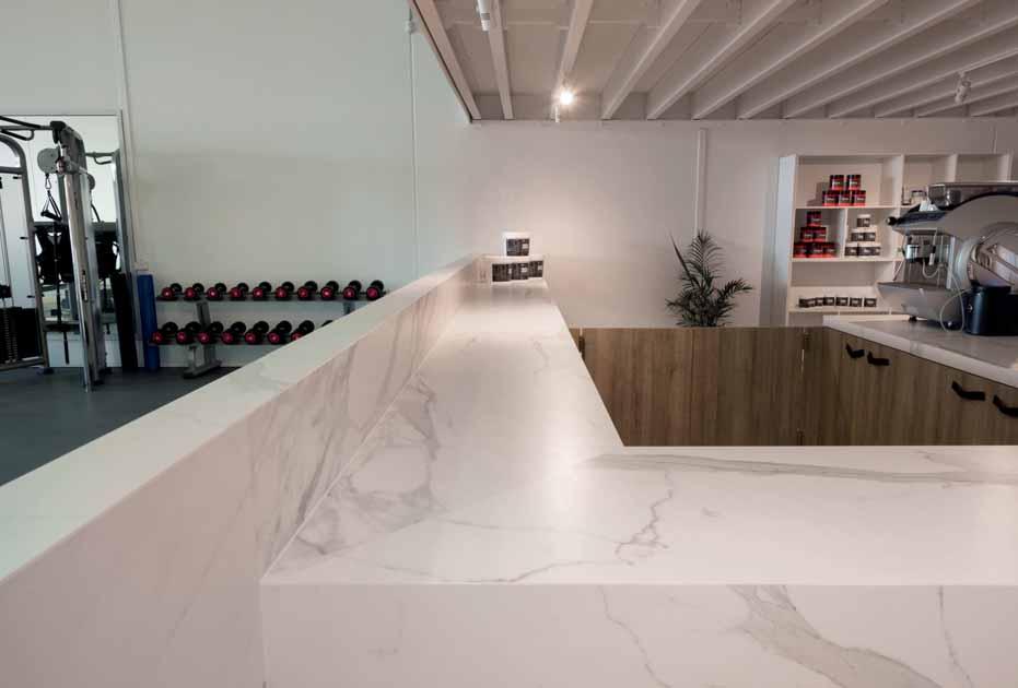 GYM STUDIO AUSTRALIA Counter: Estatuario