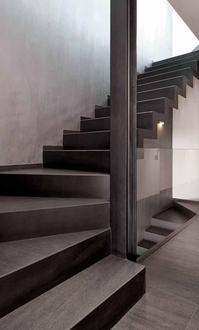 CASA NAVAS GIRONA (SPAIN) Flooring & Stairs: Basalt