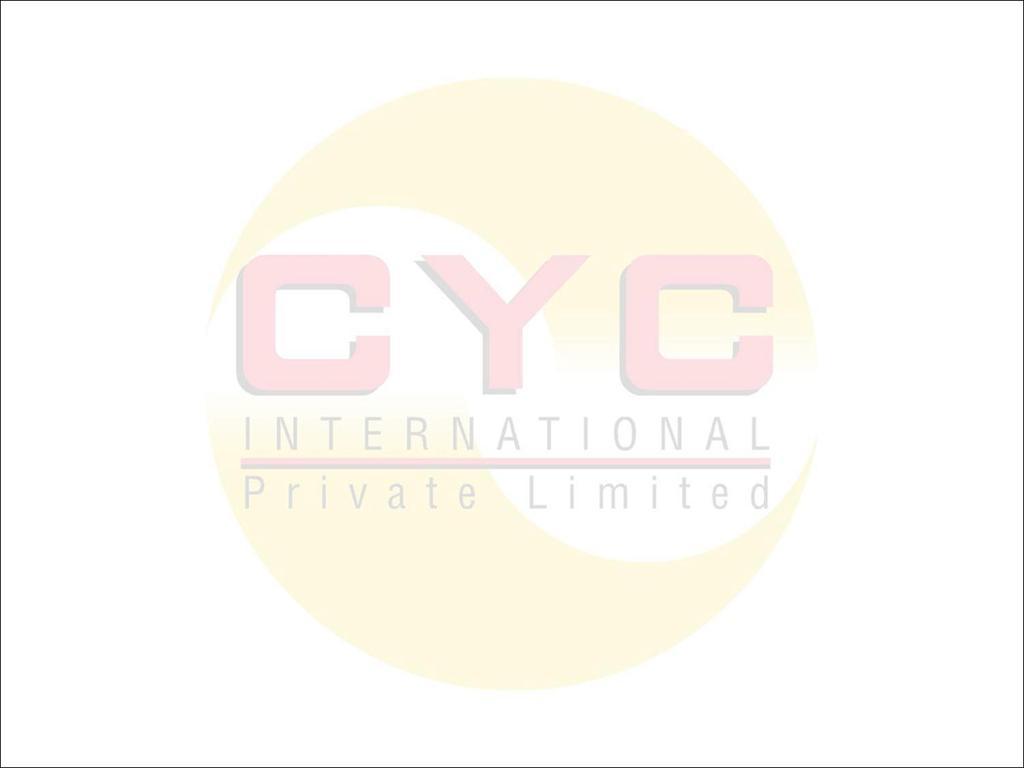 CYC International Pte Ltd S/N Year Status Customer Site Product Contract / Description 1 2010-2016 On- Going Shell Eastern Petroleum Pandan Chemicals 2 2010-2016 On- Going 3 2010-2016 On- Going