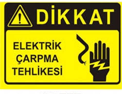 Elektrikle ilgili bütün ekipman ve bağlantıların kurulması, sökülmesi, tamirat ve tadilat işleri sadece ilgili mevzuatın öngördüğü yetkili