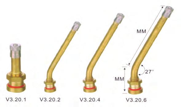 10 Kamyon Tubeless ve Metal Jumbo Subaplar 13cm.