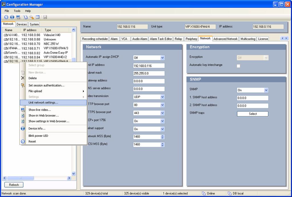 VIP X1600 XFM4 Konfigürasyon tr 10 5 Konfigürasyon 5.1 IP Adresi Atama Daha önce kurulmadıysa, ürün CD'sinden Configuration Manager programını kurun. Ürün CD'si, taban paket içeriğinde bulunmaktadır.