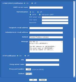 Network menüsünde ya da Setup Program içinde HTTP port number öğesi için 80 dışında bir değer seçtiyseniz, bu cihaza tekrar erişmek için Web tarayıcısına cihazın IP adresini aşağıdaki gibi yazın: