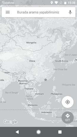 9 Google Maps 9.1 Konumumu Bulma 9.1.1 GPS'i aç Telefonunuzun küresel konumlama sistemi (GPS) uydu alıcısını açmak için: 1 Hızlı ayarlar çubuğunda simgesine dokunarak Ayarlar'a gidin.