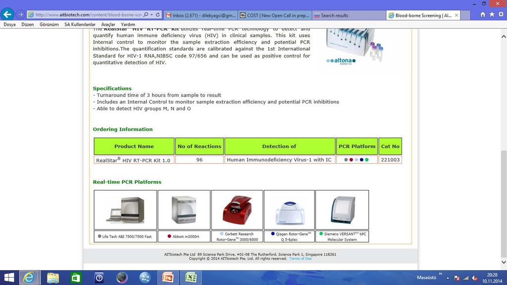 Ag capture ELISA serumda