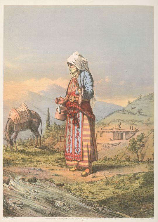 Seyahatnâmelerde Amasya 167 Amasya Çevresinde Bir Köylü Kadın.