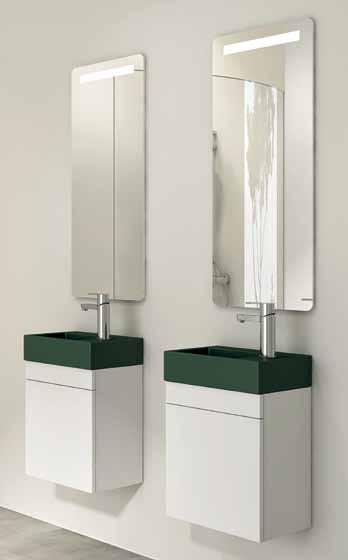 1105 - Lavabo da incasso 7900 4011 - Specchio con armadio 100cm 1016 - Vaso sospeso Taormina Arch bianco 7020 0101 1268 - Banyo mobilyası 36cm, tek kapaklı, beyaz 1268 - Lavabo 7900 1050 - Ayna