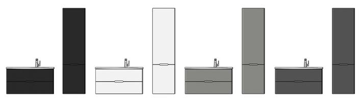 brown Marrone antico Width: 65 Height: 25 Depth: 45 With handle, single drawer 1009 Washbasin with shelf Larghezza: 65 Altezza: 25 Profondità: 45 Cassetto singolo con maniglia Rivestimetno Termoform