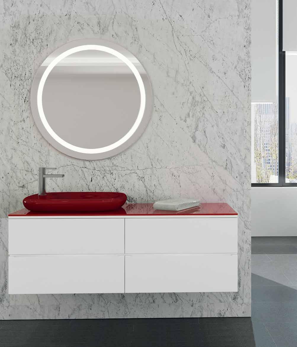 Seri Detayları - Collection Details - Dettagli Collezione MATRIX 7011 0109 1164 - Banyo mobilyası, dört çekmeceli, 120cm, beyaz