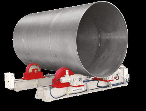 CR - CONVENTIONAL ROTATORS KONVANSİYONEL ÇEVİRİCİLER Standart Features Optional Features Standart Özellikler Opsiyonel Özellikler Standart kumanda paneli Standard control panel PU roller absorbing