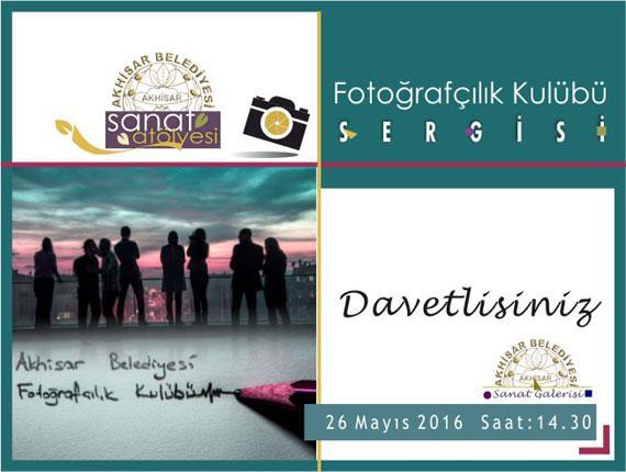 - Akhisar Belediyesi Sanat Atölyesi Fotoğrafçılık Kulübü Yıl Sonu Fotoğraf Sergisi 26 Mayıs 2016 Perşembe Günü Akhisar Belediyesi Sanat Galerisinde
