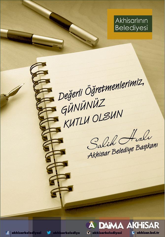 BASIN YAYIN VE HALKLA İLİŞKİLER MÜDÜRLÜĞÜ - 24 Kasım Öğretmenler Günü Dolayısı İle Mesajlar, Sms Ve Bilbortlarda İlçemizde Görev Yapan Tüm Öğretmenlerimizin Öğretmenler Gününü Kutladık.