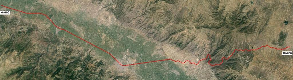 Şehir merkezine isabet ettiği ve kamulaştırma maliyetinin çok yüksek olduğu için ve aynı zamanda topografyanın da izin vermemesinden dolayı mevcut 1 numaralı hattın güneyin geçilmemiştir. 7.2.3.