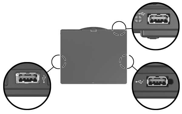 USB aygıtı kullanma Bilgisayarõnõz bu bölümdeki resimden biraz farklõ görünebilir.