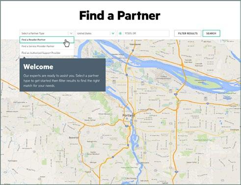 Sayfa 33 İş Ortağı Bulucu Geçerli bir İş Ortağı Anlaşmasına ve itibarlı Partner Ready üyeliğine sahip tüm Hewlett Packard Enterprise Yetkili İş Ortakları otomatik olarak İş Ortağı Bulucu ya dahil