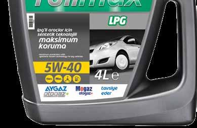 LPG li Araçlar için Sentetik Teknolojili Maksimum Koruma Fullmax LPG 5W-40, yeni ve modern teknolojiye sahip LPG ile çalışan araçlarda, en zor şartlar altında bile üstün koruma sağlayan sentetik
