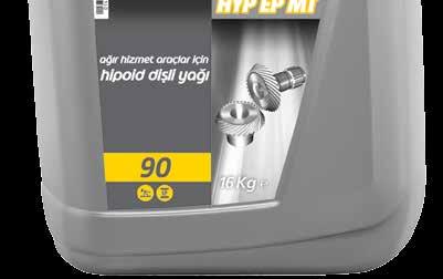 Ağır Hizmet Araçlar için Hipoid Dişli Yağı Fullgear HYP EP MT 90, ağır şartlar altında çalışan hipoid dişli sistemlerde, aks ve son tahrik ünitelerinde kullanılmak üzere geliştirilmiş üstün