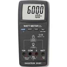 için kullanılan Wattmetre diğer temel ölçü aletleri olarak sayılabilir.