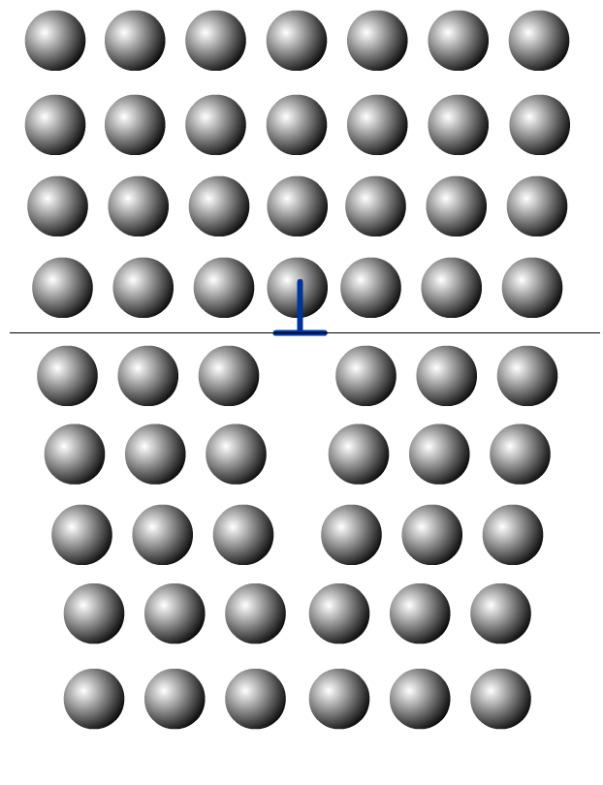 4 atoma bağlı 3 atoma bağlı tane sınırının ilerleme yönü atlama