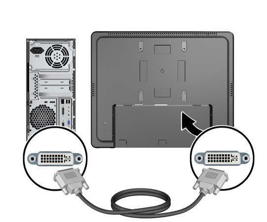 Şekil 2-23 DVI Video Kablosunu Bağlama Şekil 2-24