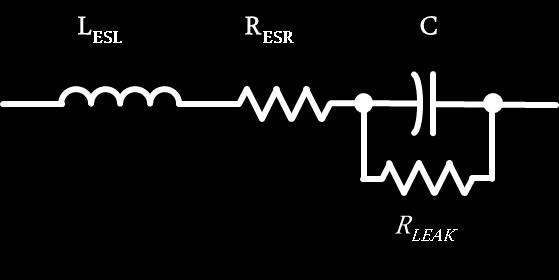 Gerçek Kondansatör Modeli Equivalent series