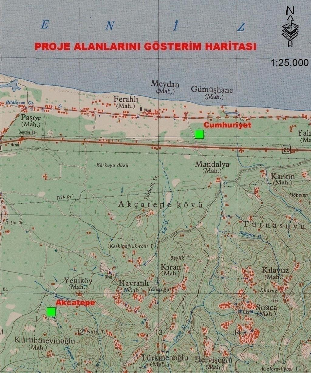 tınlı fındık bahçesi toprağına 0-5-10-20