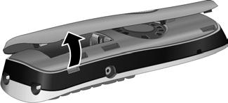 Kemer klipsini takma El cihazının yan kısımlarında, yaklaşık ekranla aynı hizada, kemer klipsi için yapılmış çentikler bulunur.