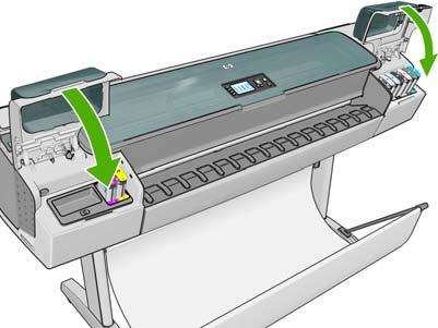 Yazıcı kafaları hakkında Yazıcı kafaları mürekkep kartuşlarına bağlıdır ve mürekkebi kağıdın üzerine püskürtür. DİKKAT: Elektrostatik boşaltıma (bkz.