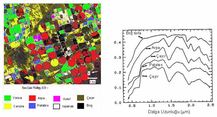 14 Uzaktan algılamada önemli spektral bilgiler sağlayan hiperspektral görüntüler ile arazideki bitki örtüsü ve kayaçların mineral yapısı kolayca tespit edilebilmektedir.