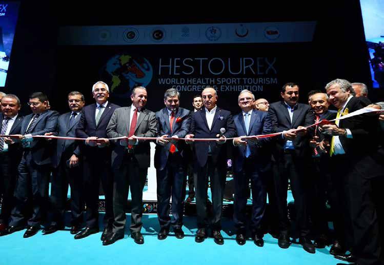 50 GÖRKEMLİ FUAR: HESTOUREX Dışişleri Bakanı Mevlüt Çavuşoğlu önderliğinde düzenlenen; 150 ülkenin katılım gösterdiği ve 4 bin alım heyetinin yer