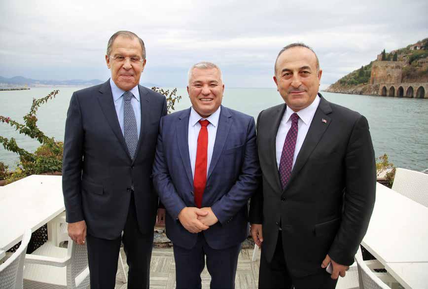 6 TARİHİ BULUŞMADA ŞAHİN DEN KRİTİK TALEP ALTSO Başkanı Mehmet Şahin, Türkiye-Rusya Ortak Stratejik Planlama Grubu 5 inci Toplantısı kapsamında Alanya da bir araya gelen Dışişleri Bakanı