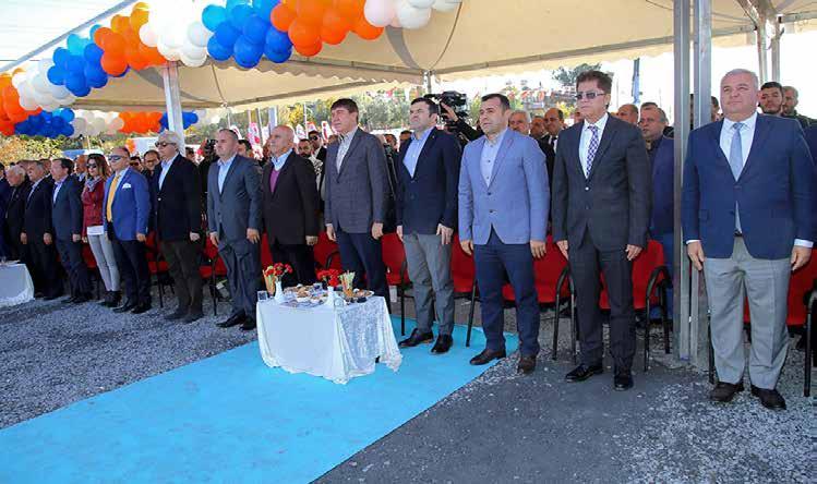 toptancı halinin temelini bugün atıyoruz. Alanya mıza, bölgemize hayırlı uğurlu olsun. Emeklerimizin karşılığını almayı nasip eden rabbime şükürler olsun dedi.