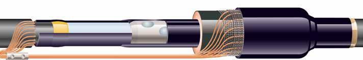 36 kv Bakır ve Alüminyum İletkenler için Mekanik Vidalı Tip Konnektörlü (BSM) Kablo Ekleri 1x35-50 - 70-95 1x70-95 - 120-150 1x185-240 1x300-400