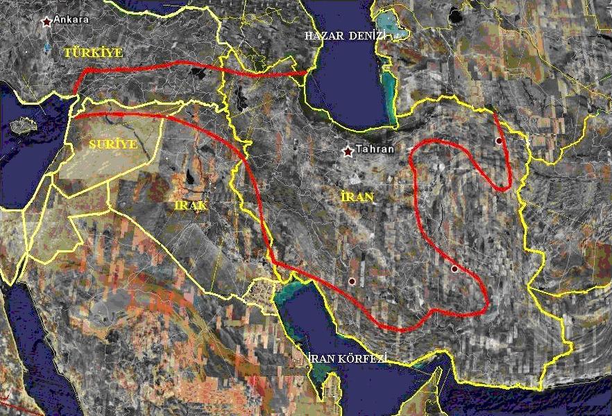 Mashhad Shiraz Kerman Şekil 2.19 A. m. meda nın dağılımı kırmızı çizgi ile belirlenmektedir (Ruttner 1988) 2.6.2 İran bal arısının morfolojik ve davranış özellikleri Ruttner et al.