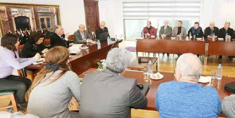 afet toplanma yerleri ve olası bir depremde yapılması gerekenlerle ilgili bilgi verildi.