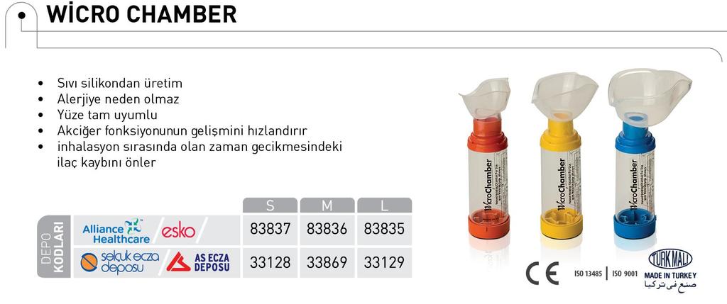 İNHALASYON TEDAVİ ÇEMBERİ (AEROCHAMBER) SUT KODU : A10064