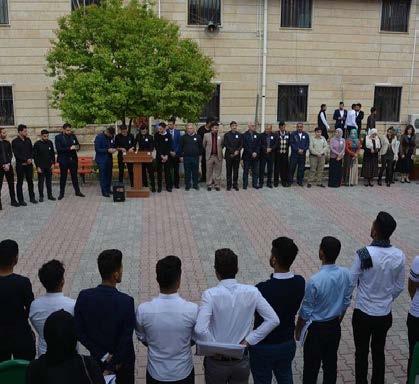 edilişleri Türkmen öğrenciler ve gençleri tarafından Kerkük Üniversitesinde, Kerkük Üniversitesi rektörü ve fakülte dekanlarının katılımı ile düzenlenen anma