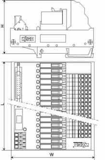 2 PLC' nin Paralel Çalışması için 16DI, Flat Konnektör ve Klemens Bağlantısı 2 PLC' nin Paralel Çalışması için 16DO, Flat Konnektör ve Klemens Bağlantısı, 2 PLC' nin Paralel Çalışması için 16DI, 3