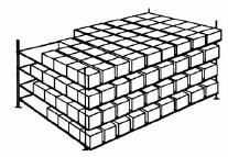 60 Şekil 4.7 Blok depolama (İmrak ve Gerdemeli, 2006) Bu modern depolama tekniğinin gerisindeki depolama faaliyeti blok depolama şeklindedir.