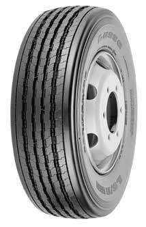 5 225/75R17.5 8.5R17.5 LS/R 3000 PLUS Geliştirilmiş dayanıklı gövde yapısı ile kesik ve taş tutmalara karşı güçlendirilmiştir.