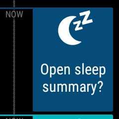 POLAR UYGULAMASINDA UYKU VERILERI M600 uyandığınızı tespit ettiğinde, akıllı saatinizde uyku analinizin hazır olduğuna dair bir bildirim alırsınız. Uyku özetinizi açmak için bu bildirime dokunun.
