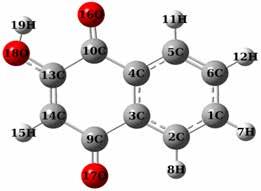 Preparation of Manganese (II) Complexed with 2-hydroxy-1,4-naphthoquinone, Identification of Molecular Structure with the Help the Infrared and Raman Spectra and Theoretical Calculations of Vibration